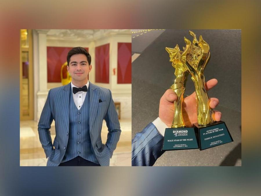 Derrick Monasterio is Outstanding TV Actor of the Year at 2nd Diamond