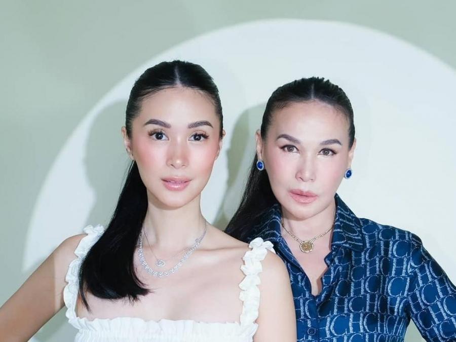 Heart Evangelista poses fiercely with her ageless-looking mom Cecilia for  Mother's Day