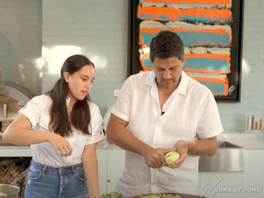 Richard Gomez with daughter Juliana