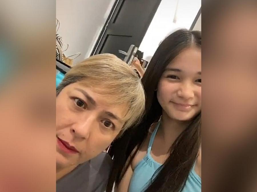 Sofia Pablo with Prima Donnas director Gina Alajar