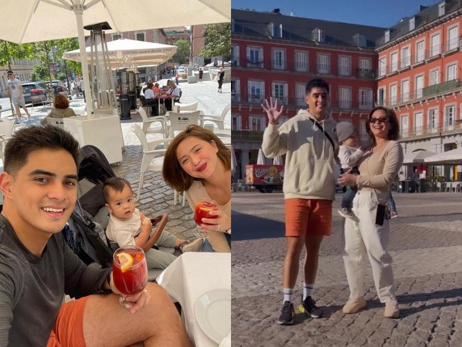 Joyce Pring and Juancho Triviño explore Spain with son Alonso Eliam ...