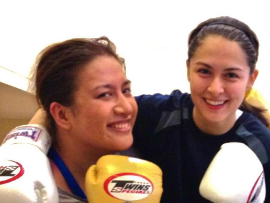 Marian Rivera and Ana Feleo