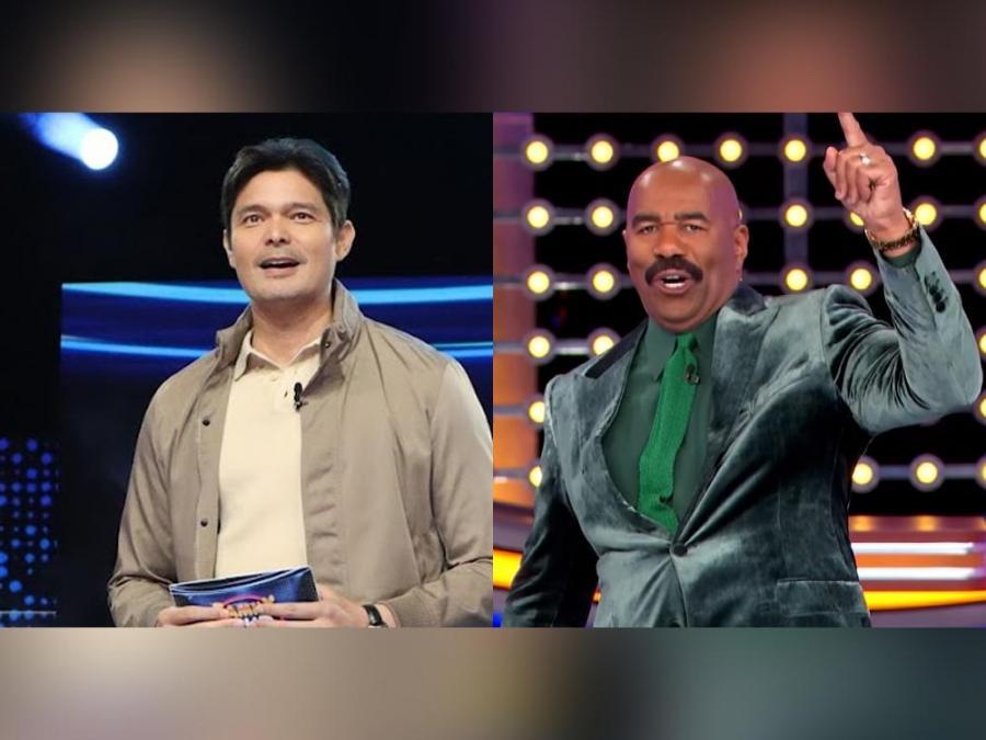 Dingdong Dantes and Steve Harvey