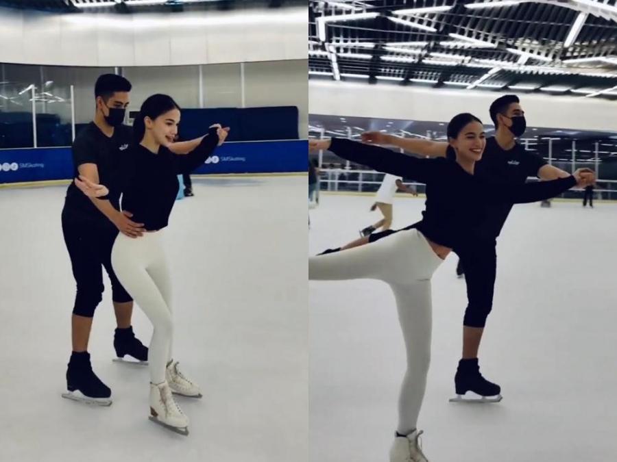 Roxie Smith and Michael Martinez