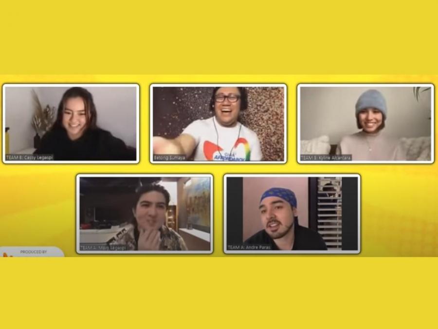 Betong Sumaya Mavy Legaspi Cassy Legaspi Andre Paras Kyline Alcantara in Quiz Beh