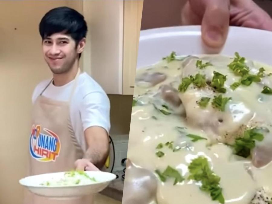 chef jose and his creamy cheesy garlic chicken