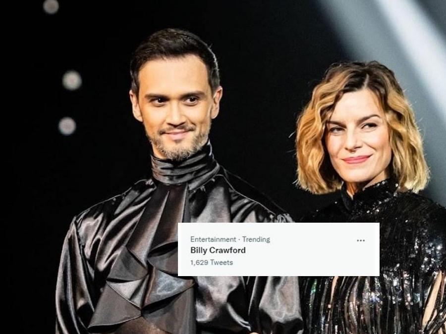 Billy Crawford and Fauve Hautot