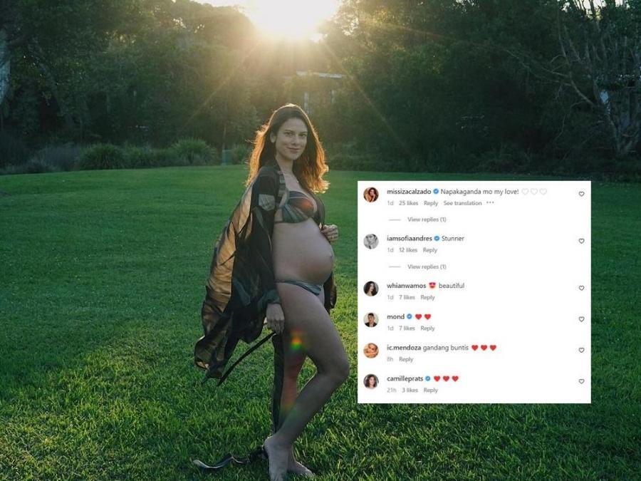 Stunning Pregnant Bianca King Wows In A Bikini Gma Entertainment