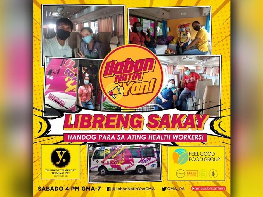 ilaban natin yan provides free rides and free meals to PGH medical workers 