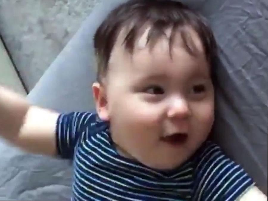 Watch: Baby Hunter James Pitt Goes Crazy For 