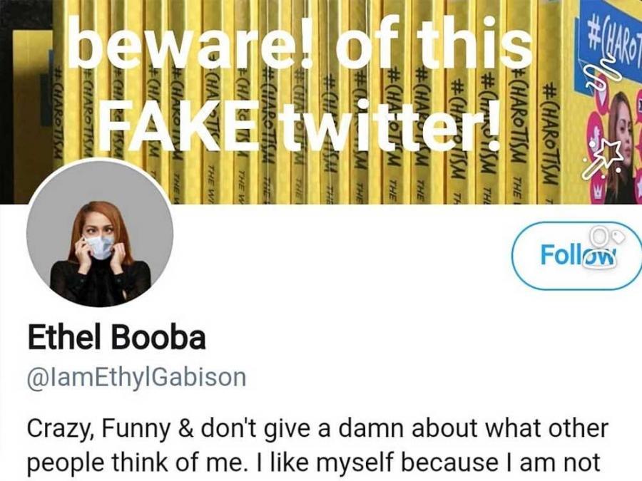 ethel booba disowns controversial Twitter account