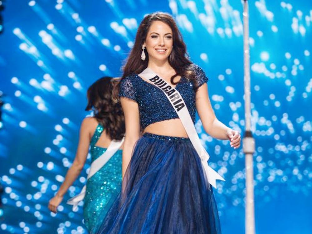 Miss Bulgaria offers her Miss Universe pageant gown as prom dress to