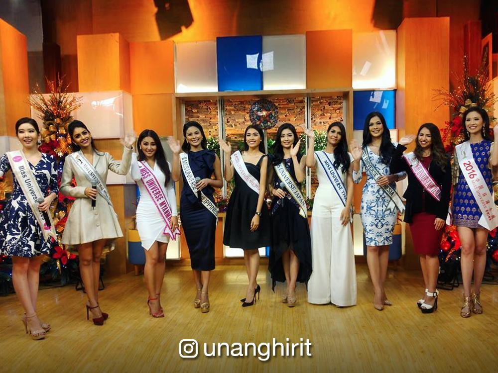 LOOK Miss Universe contestants, live in 'Unang Hirit!' GMA Entertainment