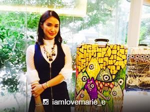 Heart Evangelista conducts bag painting class for a hospital's cancer  support group