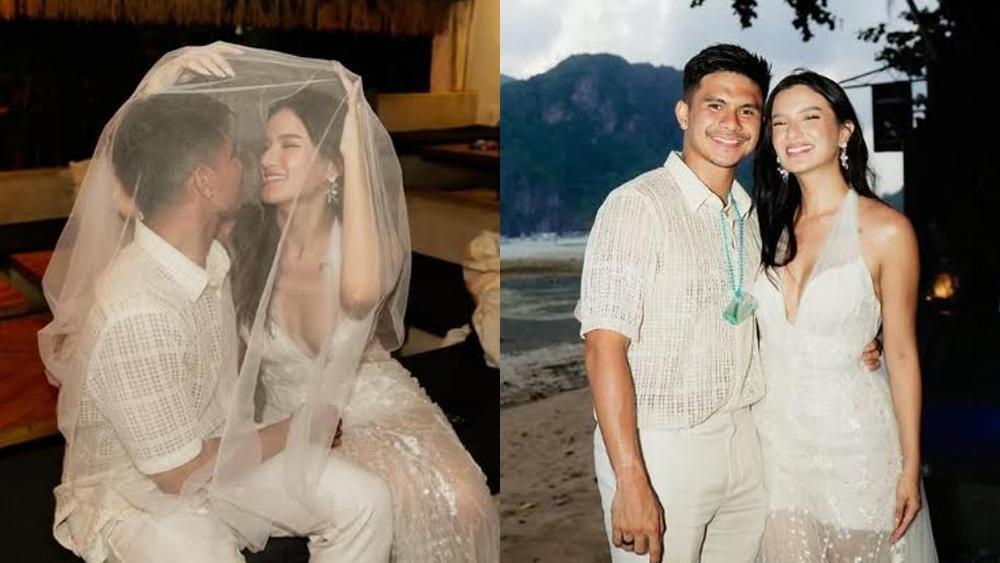 Diana Mackey and Kiefer Ravena tie the knot for the second time in El Nido, Palawan