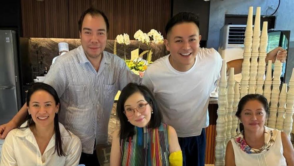 kris Aquino at michael leyva birthday party