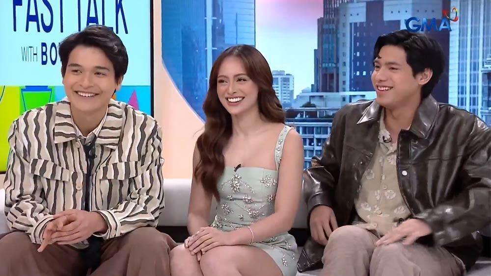 Sean Lucas, Cheska Fausto, Vince Maristela