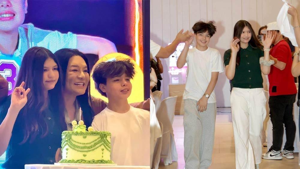 Joel Cruz celebrates eldest twins Prince Sean and Princess Synne's 14th birthday