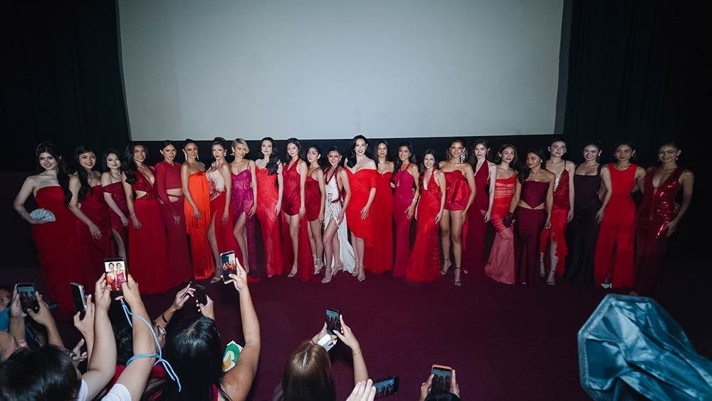 'Red Crown' cast glams up in red for premiere night | GMA Entertainment - GMA Network