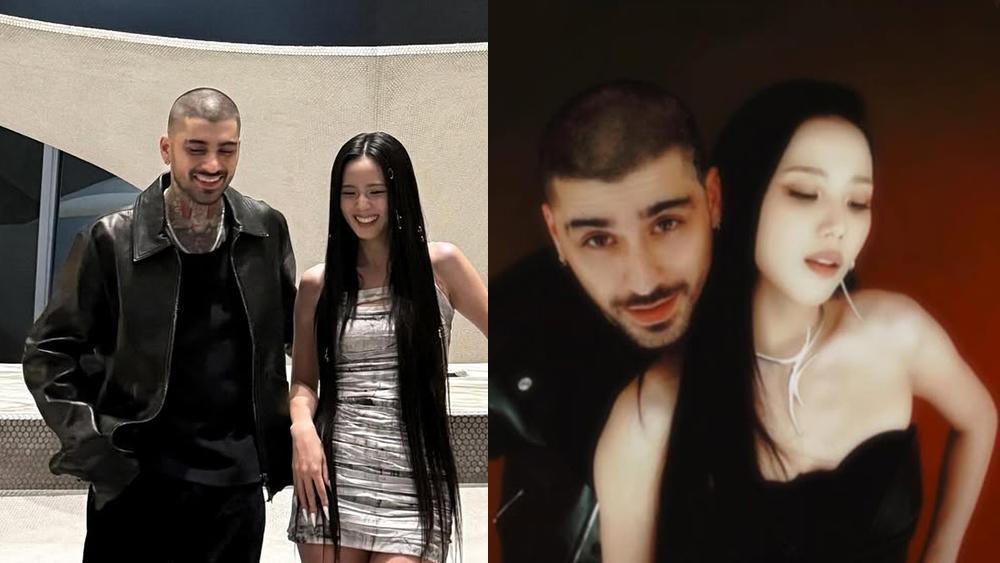 Jisoo and Zayn Malik in Eyes Closed