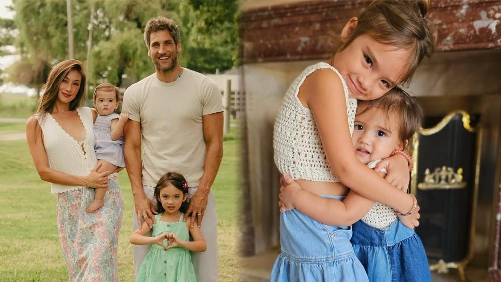 Solenn Heussaff, Nico Bolzico, Thylane Bolzico, Maelys Bolzico