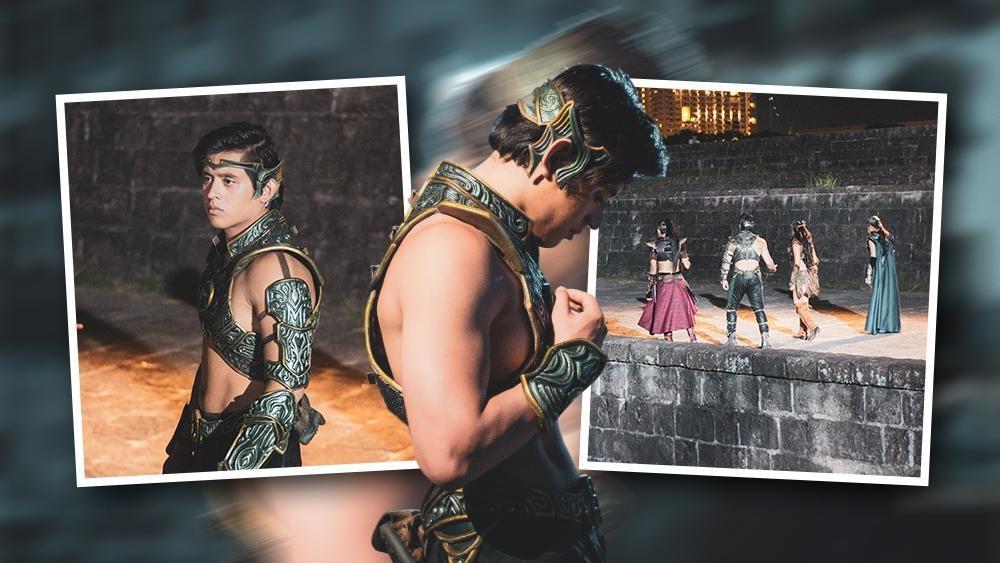  Behind-the-scenes of 'Encantadia Chronicles: Sang'gre' actor Kelvin Miranda as Adamus on the set