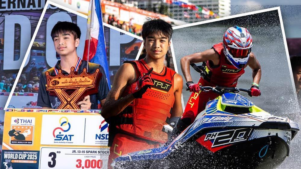 Meet the young Filipino jetski racer Vito Miguel Tinio