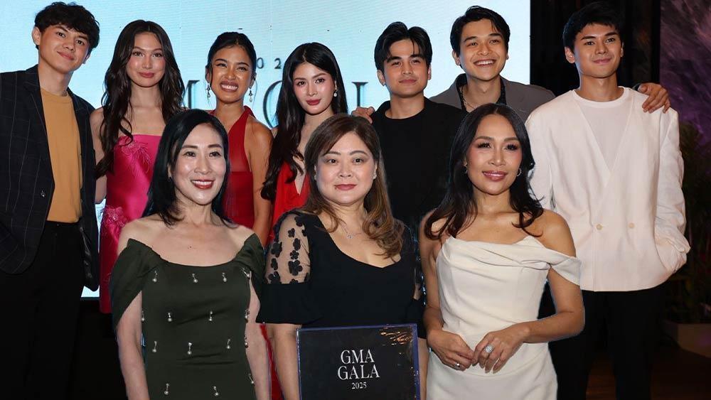 Kapuso stars and GMA Executives at GMA Gala 2025 Partners' Night
