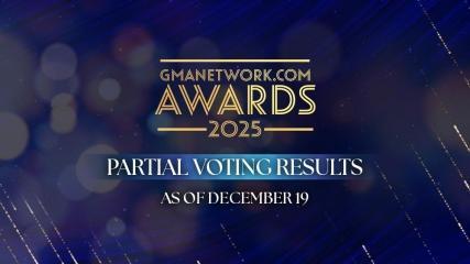 gmanetworkcom awards, partial voting results