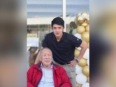 David Licauco mourns the death of his grandfather, Jaime Licauco | GMA  Entertainment