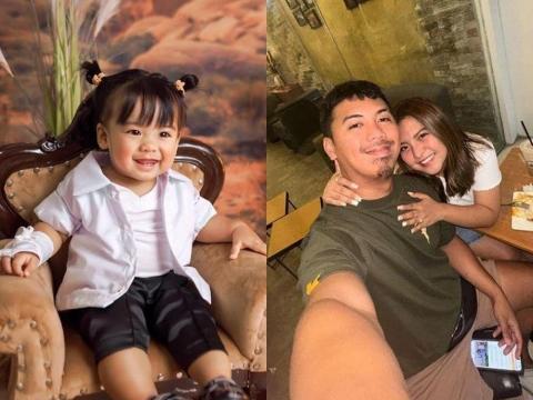 Cong Velasquez and Viy Cortez's 'bungisngis baby' is now 10 months old