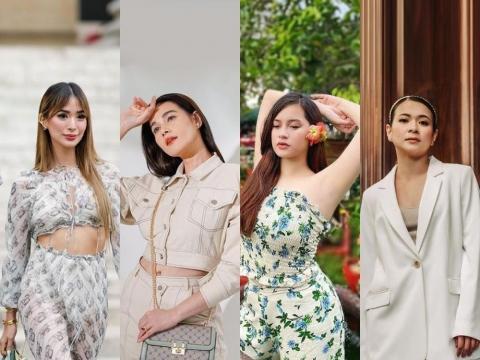 Heart Evangelista has the best twinning moment with German blogger Leonie  Hanne