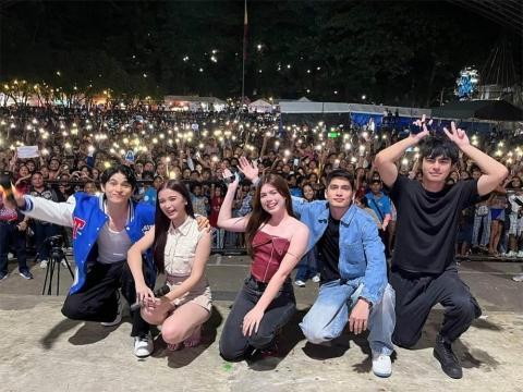 Sofia Pablo, Allen Ansay, 'Prinsesa ng City Jail' cast, pinasaya ang mga Kapuso sa Kansilay Festival