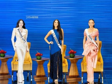 Check out the closed-door interview outfits of the Miss Universe PH candidates