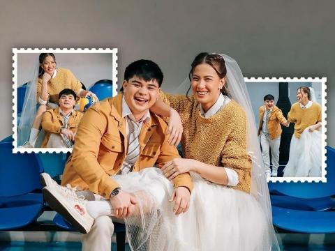 Bugoy Cariño and EJ Laure's volleyball-themed prenup shoot | GMA  Entertainment