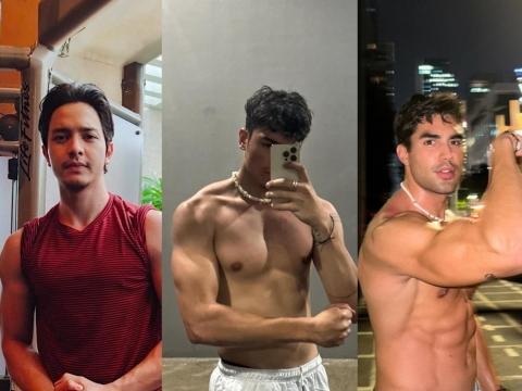 Celebrities show off their biceps