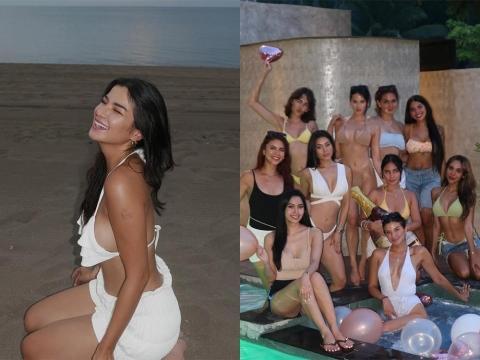 Diana Mackey enjoys fun day with 'best bride squad'