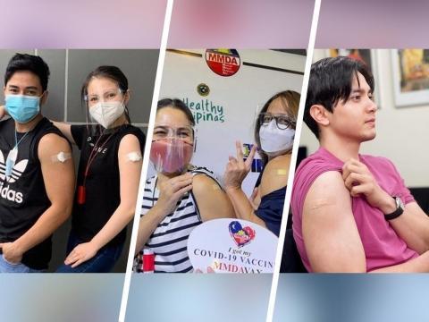 Celebrities Getting the COVID-19 Vaccine: See the Photos