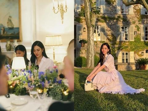 Lingling Kwong exudes elegance in a private Dior event in France