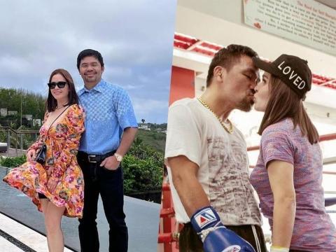 Jinkee Pacquiao's Double Valentine's Day Surprise: Two bouquets of