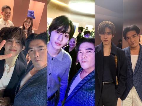 Tim Yap shares photos with S.Coups, Ahn Hyo-seop, PP Krit