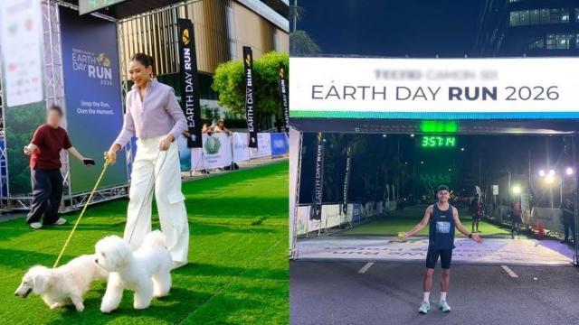 Sarah Geronimo, Martin Javier join runners at Earth Day Run 2026