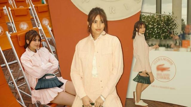 Gabbi Garcia attends French Open in style