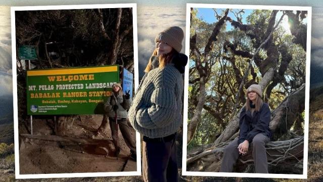 Kyline Alcantara conquers Mt. Pulag