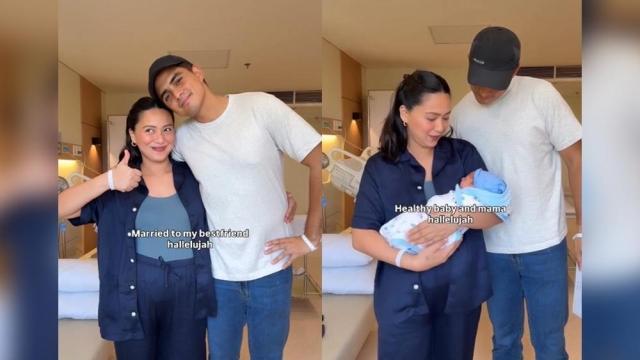 Juancho Triviño and Joyce Pring welcome third child