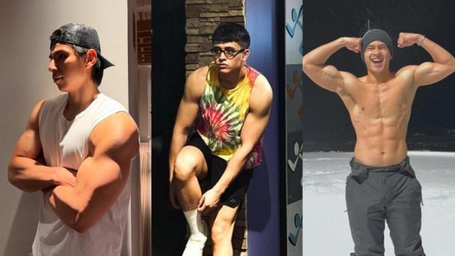 Celebrities show off their biceps