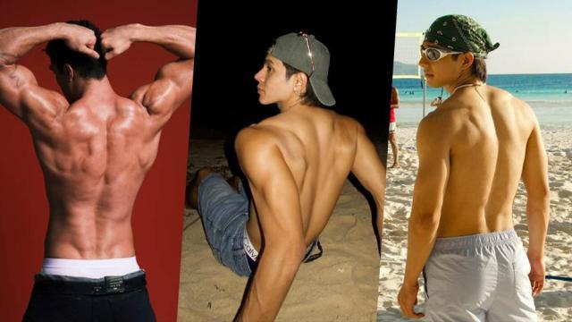 Celebrity guys with killer backs
