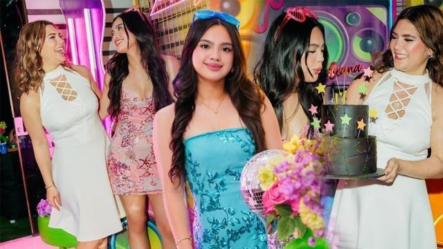 Vina Morales' daughter, Ceana, celebrates 17th birthday with a neon disco theme