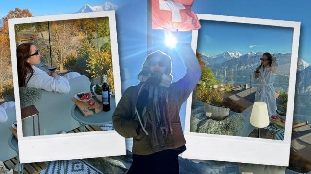 Dasuri Choi takes a break in Switzerland
