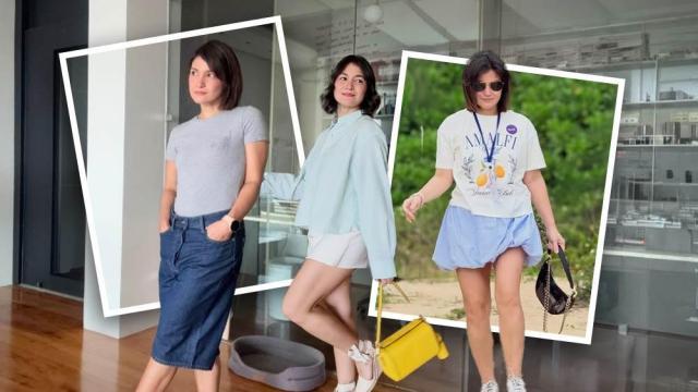 Camille Prats and her fashionable fit-check moments